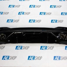 Диффузор BMW 5 G30 в стиле М-Performance черный глянец и насадки М карбон 89-мм - AEShop