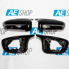 Корпусы зеркал в M стиле для BMW 5 series G30 черные глянцевые - AEShop