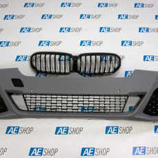 Передний бампер М-пакет для BMW 5 series G30 рестайлинг с решеткой радиатора M-Performance - AEShop