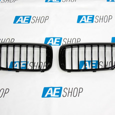 Решетка радиатора в M-Performance стиле для BMW 5 series G30 дорестайлинг черный глянец - AEShop