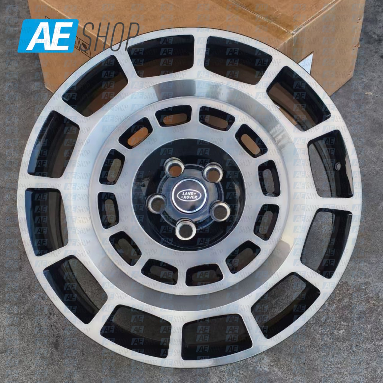 Кованый диск R20 &mdash; лицевая сторона, многоспицевый дизайн, AE SHOP